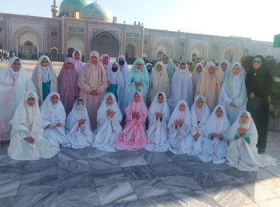 تشرف به حرم مطهر امام  رضا(ع)